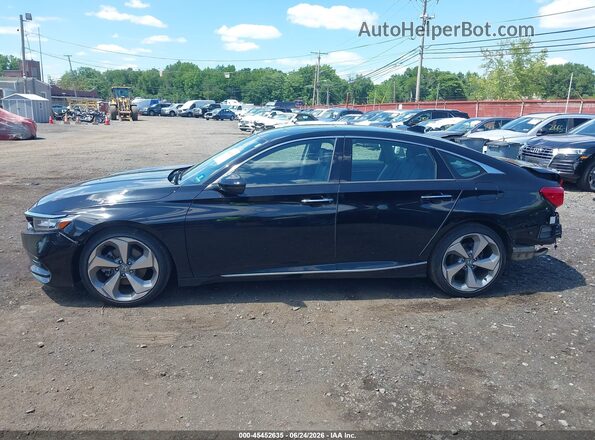 1HGCV1F96JA031440 2018 HONDA ACCORD Black Vista interior de 360 grados