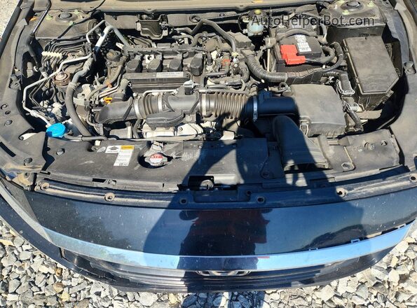 1HGCV1F96JA032913 2018 HONDA ACCORD Black Rear interior view