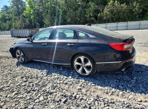 1HGCV1F96JA032913 2018 HONDA ACCORD Black Rear left