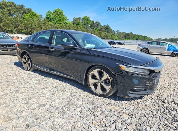 1HGCV1F96JA032913 2018 HONDA ACCORD Black Front right