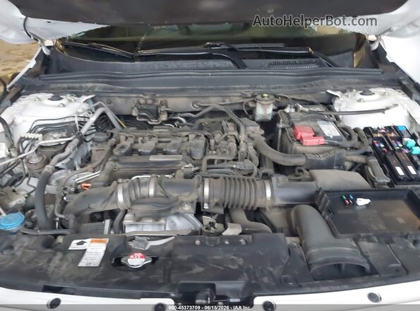 1HGCV1F96JA107657 2018 HONDA ACCORD White Rear view