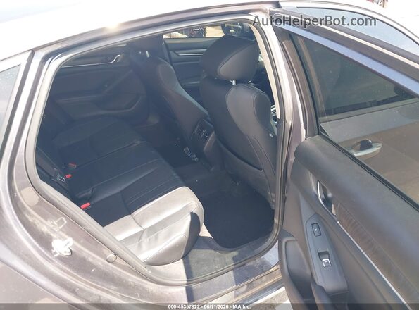 1HGCV1F96JA138018 2018 HONDA ACCORD Gray VIN sticker view