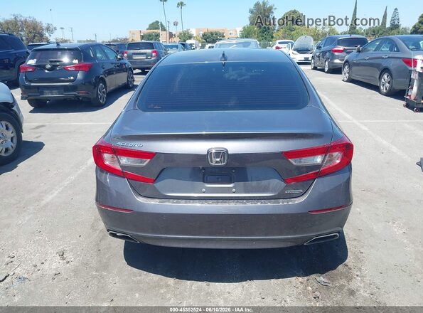 1HGCV1F97JA016817 2018 HONDA ACCORD Gray 
