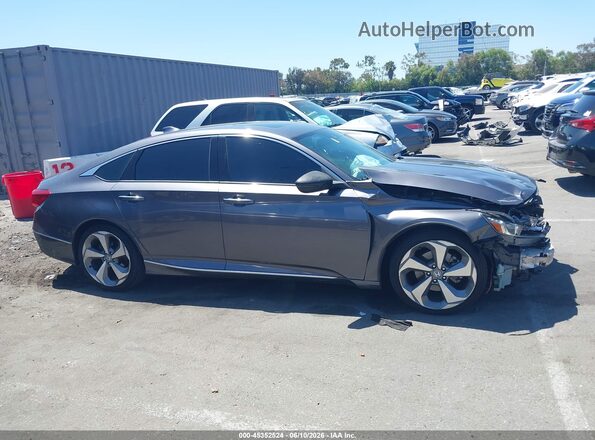 1HGCV1F97JA016817 2018 HONDA ACCORD Gray Vista interior de 360 grados