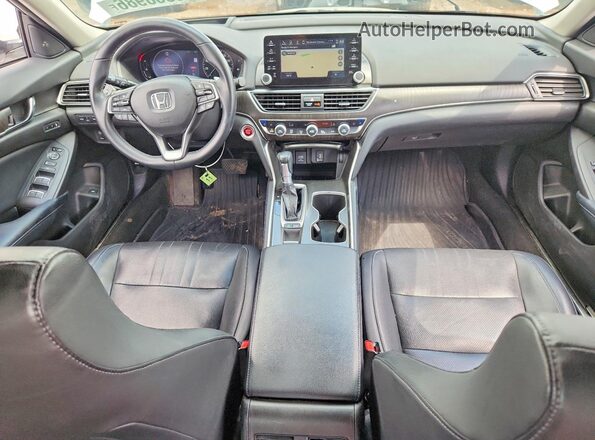 1HGCV1F97JA066360 2018 HONDA ACCORD White Вид панелі приладів