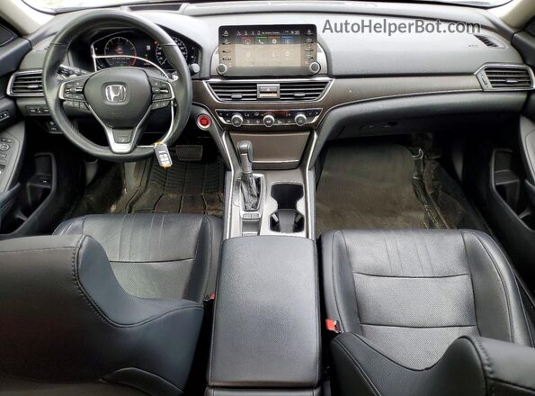 1HGCV1F97JA807929 2018 HONDA ACCORD Черный Вид панели приборов