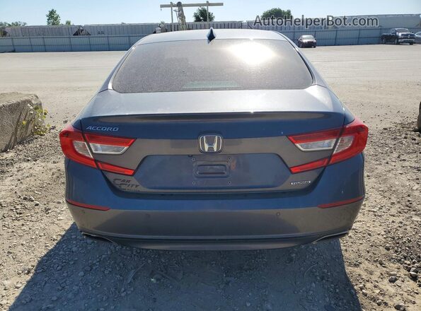 1HGCV1F98JA100239 2018 HONDA ACCORD Charcoal Widok z tyłu