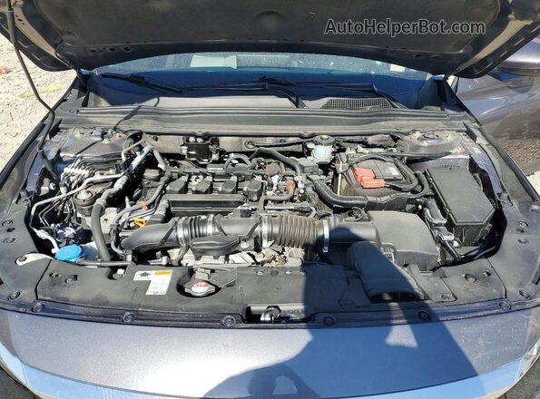 1HGCV1F98JA100239 2018 HONDA ACCORD Charcoal Widok wnętrza z tyłu