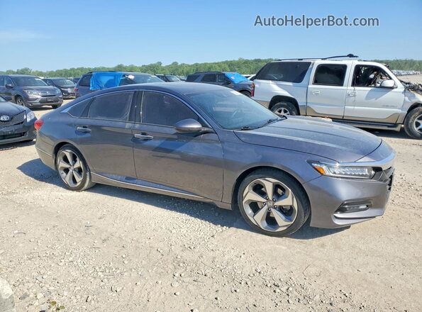 1HGCV1F98JA100239 2018 HONDA ACCORD Charcoal Przód prawy