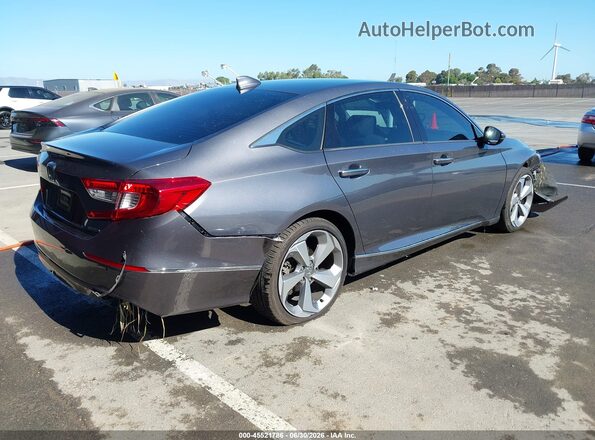 1HGCV1F98JA181341 2018 HONDA ACCORD Gray უკანა მარჯვენა
