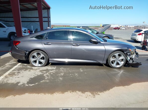 1HGCV1F98JA181341 2018 HONDA ACCORD Gray სალონის 360-გრადუსიანი ხედი