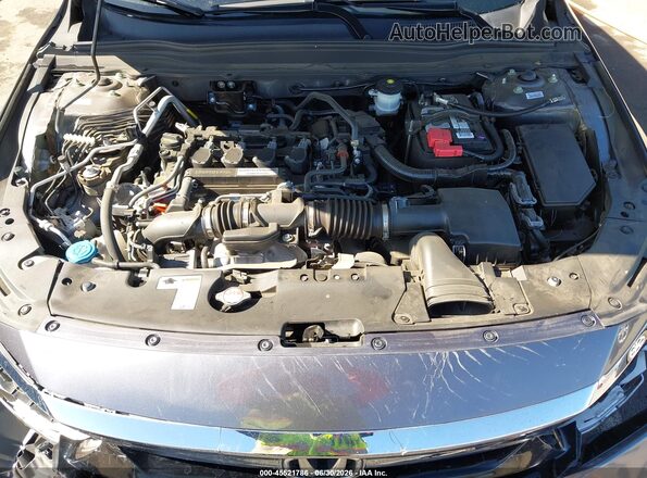 1HGCV1F98JA181341 2018 HONDA ACCORD Gray უკანა ხედი