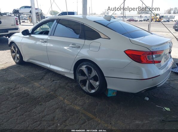 1HGCV1F99JA105918 2018 HONDA ACCORD White Tył lewy