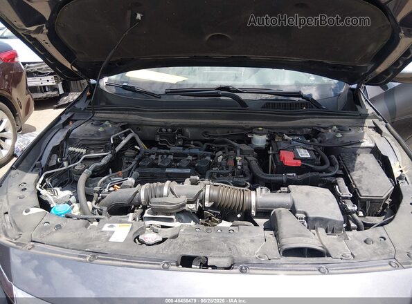 1HGCV1F9XJA078891 2018 HONDA ACCORD Gray უკანა ხედი