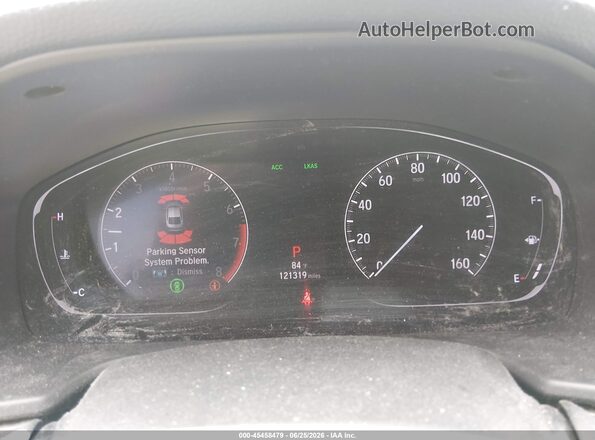 1HGCV1F9XJA078891 2018 HONDA ACCORD Gray უკანა სავარძლების ხედი