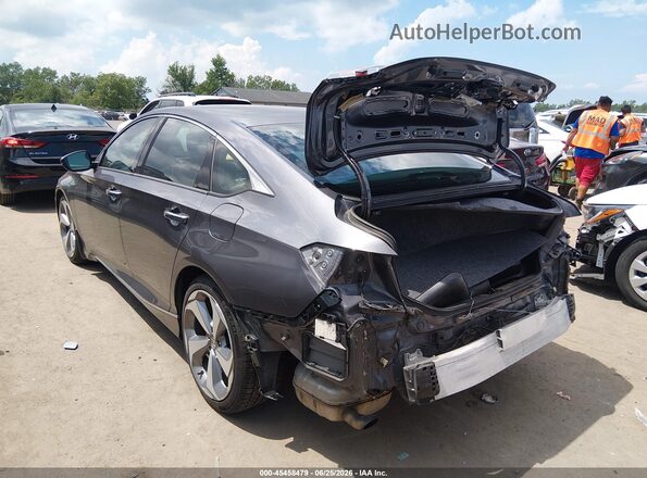 1HGCV1F9XJA078891 2018 HONDA ACCORD Gray უკანა მარცხენა