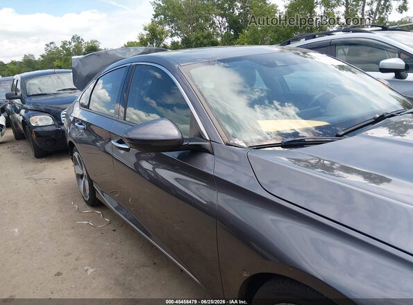 1HGCV1F9XJA078891 2018 HONDA ACCORD Gray სალონის 360-გრადუსიანი ხედი