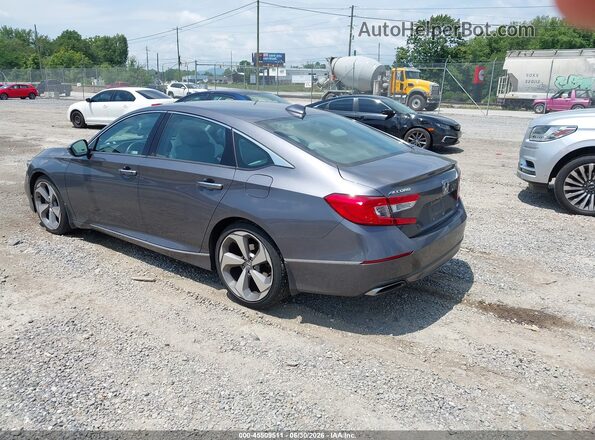 1HGCV1F9XJA138071 2018 HONDA ACCORD Gray Задня ліва чверть