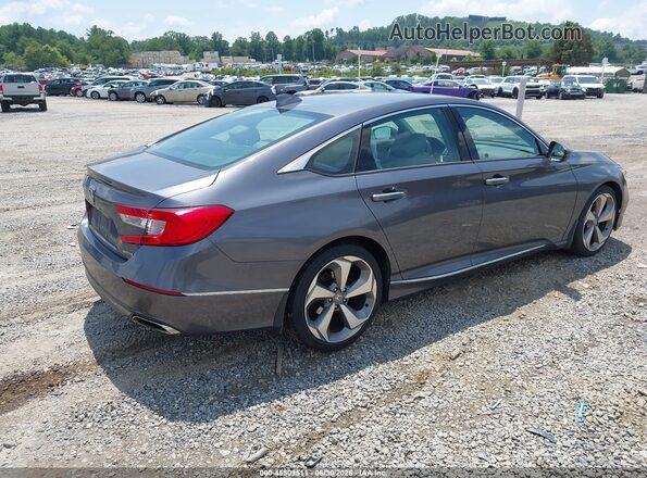 1HGCV1F9XJA138071 2018 HONDA ACCORD Gray Задня права чверть
