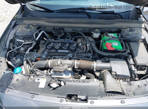 1HGCV1F9XJA138071 2018 HONDA ACCORD Gray Вид ззаду
