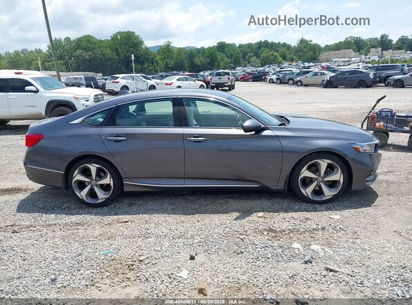 1HGCV1F9XJA138071 2018 HONDA ACCORD Gray Вид задньої частини салону