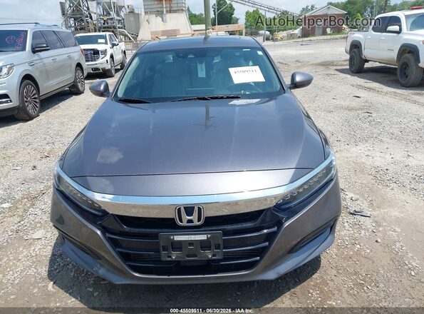 1HGCV1F9XJA138071 2018 HONDA ACCORD Gray Вид щитка приладів
