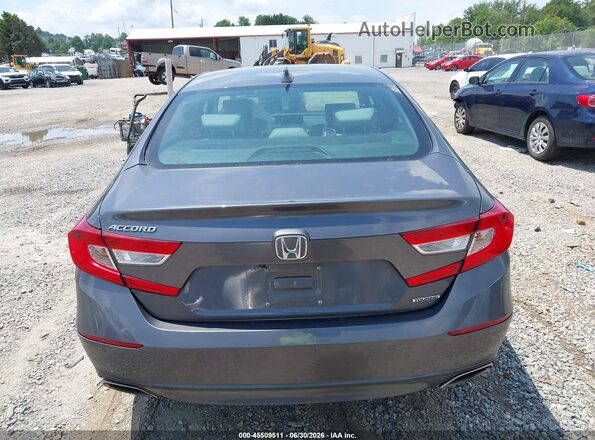 1HGCV1F9XJA138071 2018 HONDA ACCORD Gray 
