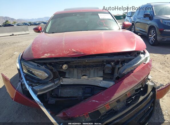 1HGCV1F9XJA139592 2018 HONDA ACCORD Red Դիմացի տեսք