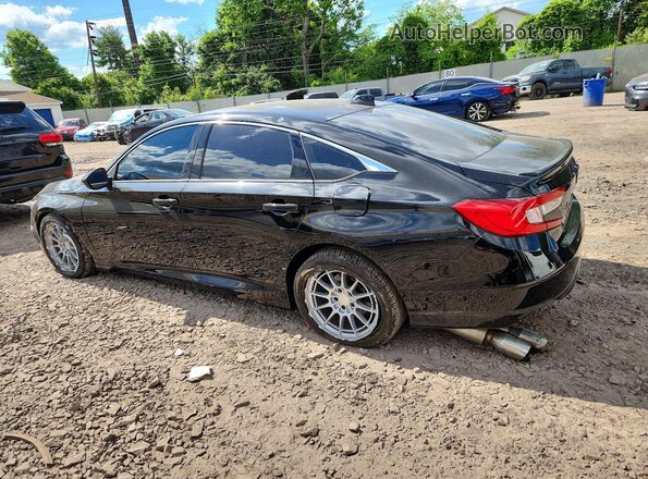 1HGCV2E35KA017355 2019 HONDA ACCORD Black Задня ліва чверть