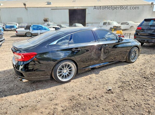 1HGCV2E35KA017355 2019 HONDA ACCORD Black Задня права чверть