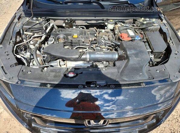 1HGCV2E35KA017355 2019 HONDA ACCORD Black Вид задньої частини салону