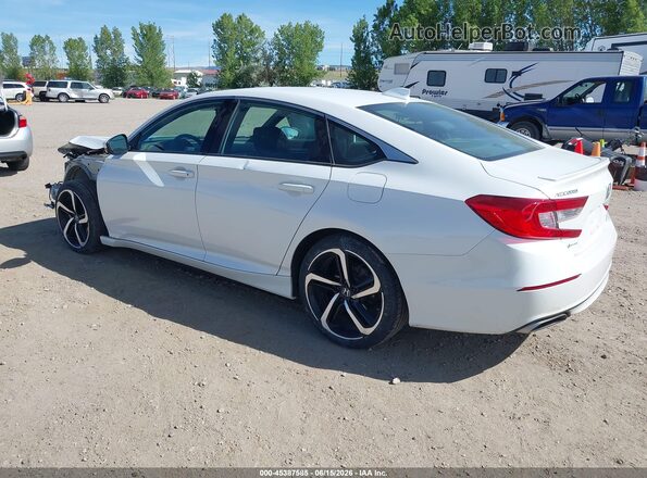 1HGCV2E36JA049245 2018 HONDA ACCORD Silver უკანა მარცხენა