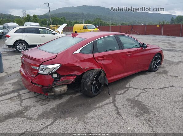 1HGCV2E38JA041275 2018 HONDA ACCORD Red Rear right