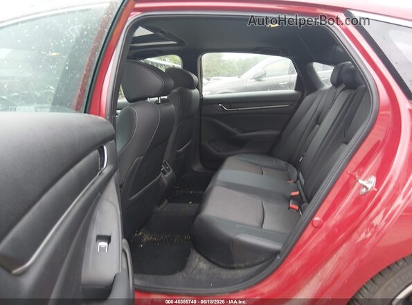 1HGCV2E38JA041275 2018 HONDA ACCORD Red VIN sticker view