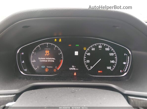 1HGCV2E38JA041275 2018 HONDA ACCORD Red Rear seats view