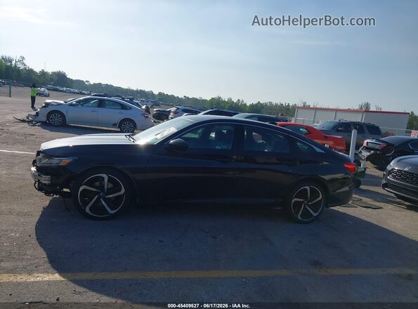 1HGCV2F30JA010746 2018 HONDA ACCORD Black 360 interior view