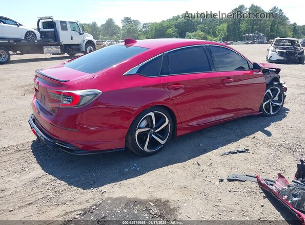 1HGCV2F30KA010201 2019 HONDA ACCORD Maroon Tył prawy