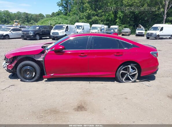 1HGCV2F30KA010201 2019 HONDA ACCORD Maroon 