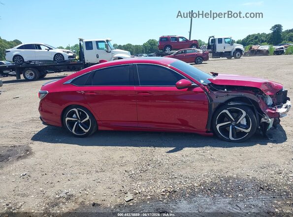 1HGCV2F30KA010201 2019 HONDA ACCORD Maroon Widok wnętrza 360 stopni