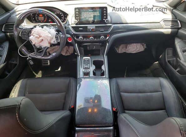 1HGCV2F30LA006974 2020 HONDA ACCORD Черный Вид панели приборов