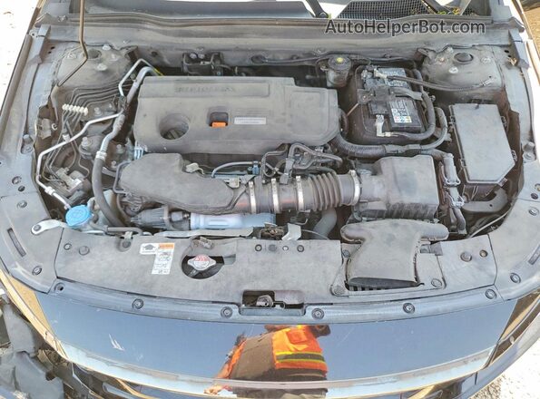 1HGCV2F30LA006974 2020 HONDA ACCORD Черный Вид задней части салона