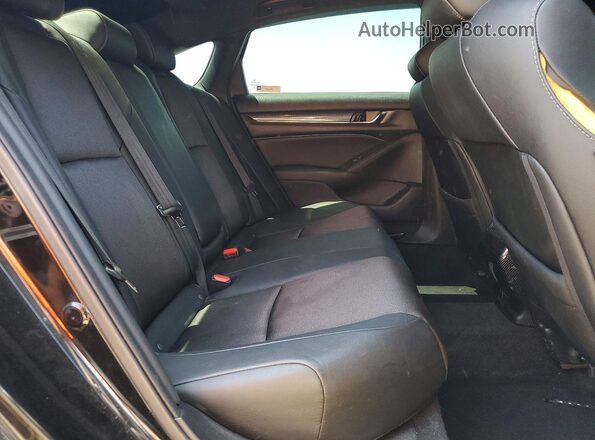 1HGCV2F30LA006974 2020 HONDA ACCORD Черный Вид задних сидений