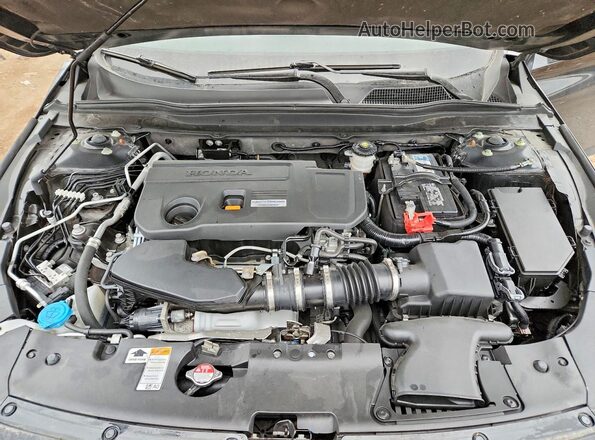 1HGCV2F30LA020163 2020 HONDA ACCORD Black Widok wnętrza z tyłu