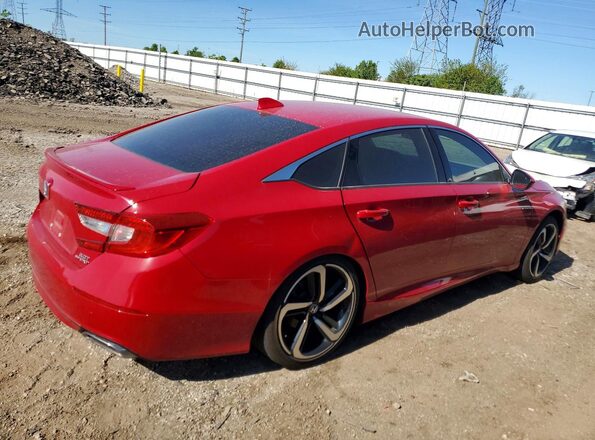 1HGCV2F30LA026058 2020 HONDA ACCORD Red Հետևի աջ