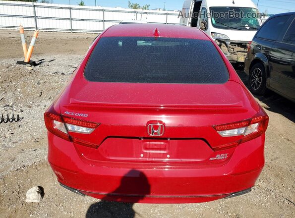1HGCV2F30LA026058 2020 HONDA ACCORD Red Հետևի տեսք