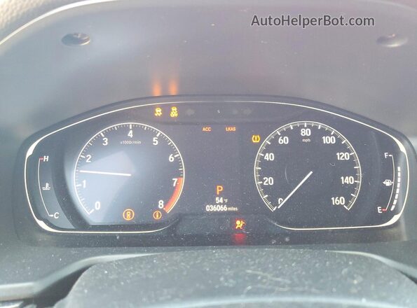 1HGCV2F30LA026058 2020 HONDA ACCORD Red Սարքավորումների վահանակի տեսք