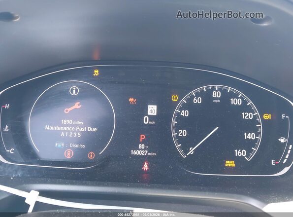 1HGCV2F30MA020276 2021 HONDA ACCORD Gray Vista de los asientos traseros