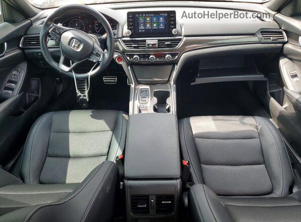 1HGCV2F30MA032623 2021 HONDA ACCORD Черный Вид панели приборов
