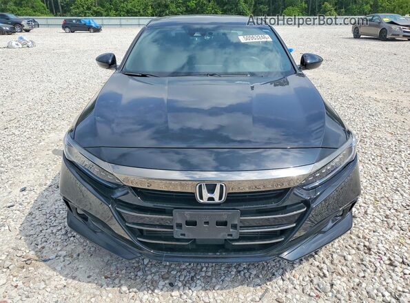 1HGCV2F30MA032623 2021 HONDA ACCORD Черный Вид спереди