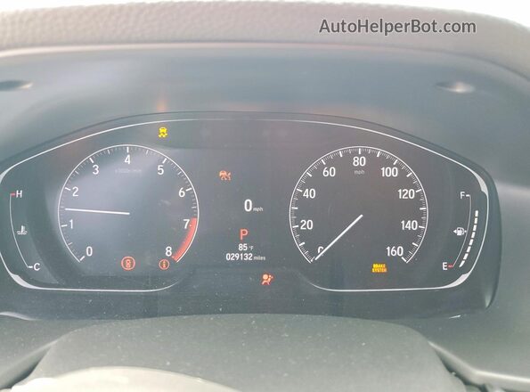 1HGCV2F30MA032623 2021 HONDA ACCORD Черный Вид щитка приборов